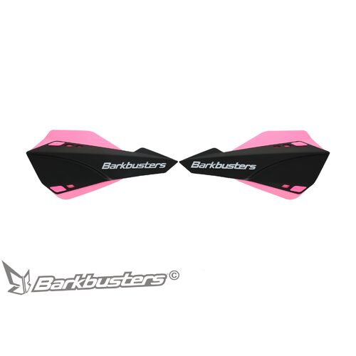 BARKBUSTERS SABRE MX/ENDURO HANDGUARD - BLACK PINK (WITH WIND DEFLECTORS)