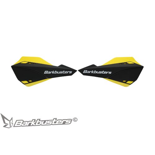 BARKBUSTERS SABRE MX/ENDURO HANDGUARD - BLACK YELLOW (WITH WIND DEFLECTORS)