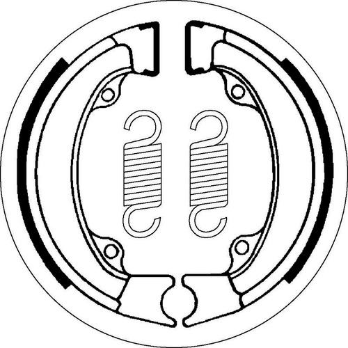 SBS 2011 BRAKE SHOES - WITH SPRINGS