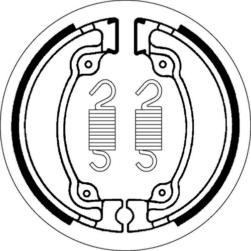 SBS 2026 BRAKE SHOES - WITH SPRINGS