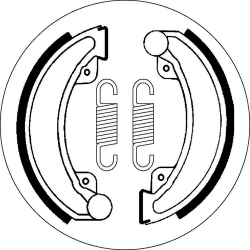 SBS 2030 BRAKE SHOES - WITH SPRINGS