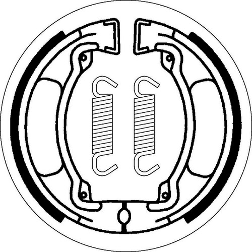 SBS 2032 BRAKE SHOES - WITH SPRINGS
