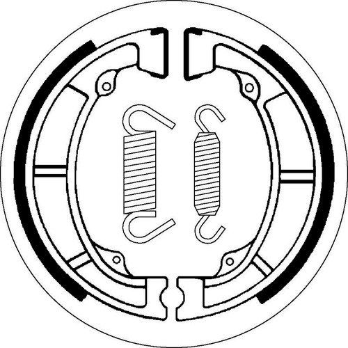 SBS 2039 BRAKE SHOES - WITH SPRINGS