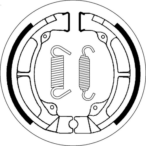 SBS 2056 BRAKE SHOES - WITH SPRINGS