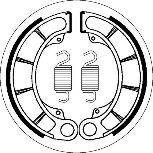 SBS 2059 BRAKE SHOES - WITH SPRINGS