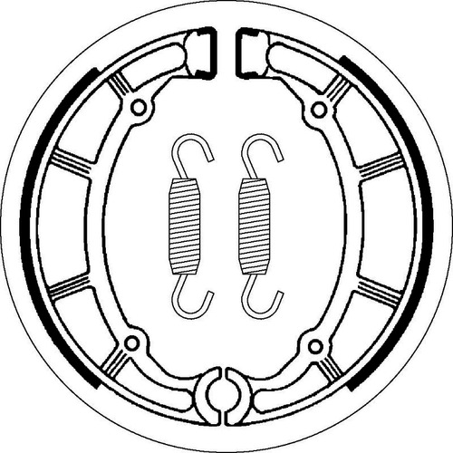 SBS 2065 BRAKE SHOES - WITH SPRINGS