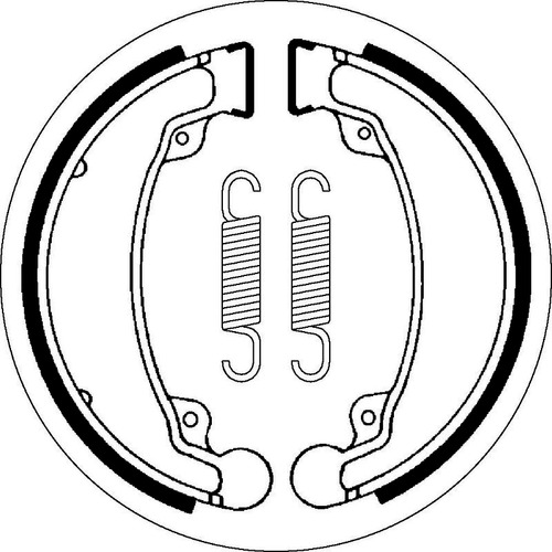 SBS 2069 BRAKE SHOES - WITH SPRINGS
