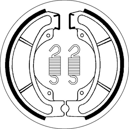 SBS 2082 BRAKE SHOES - WITH SPRINGS
