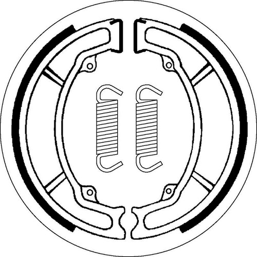 SBS 2115 BRAKE SHOES - WITH SPRINGS