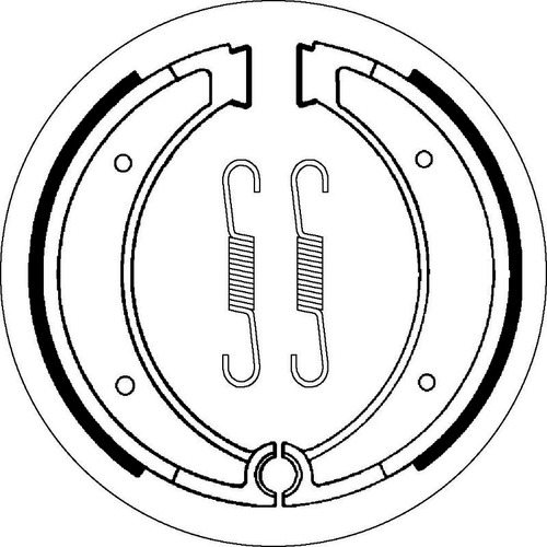 SBS 2116 BRAKE SHOES - WITH SPRINGS