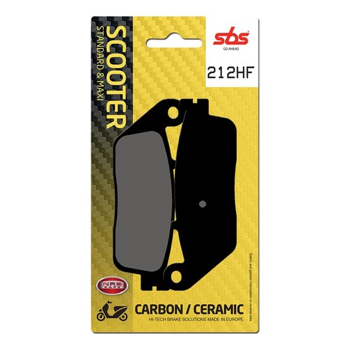 SBS 212HF FRONT PADS - CERAMIC SCOOTER
