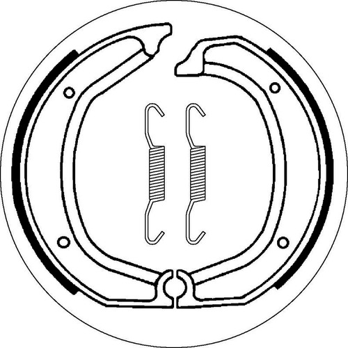 SBS 2139 BRAKE SHOES - WITH SPRINGS