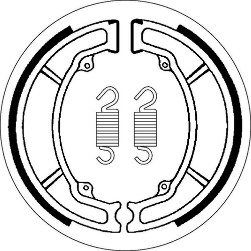 SBS 2189 BRAKE SHOES - WITH SPRINGS