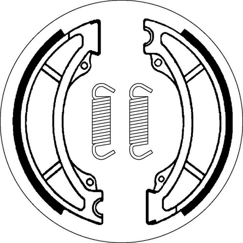 SBS 2192 BRAKE SHOES - WITH SPRINGS