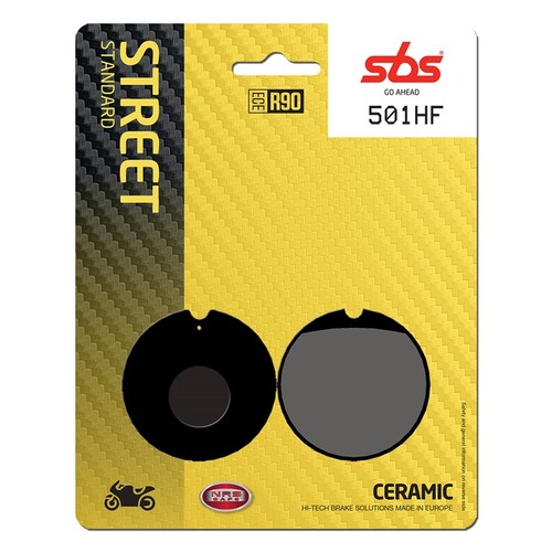 SBS 501HF FRONT/REAR PADS - CERAMIC STREET