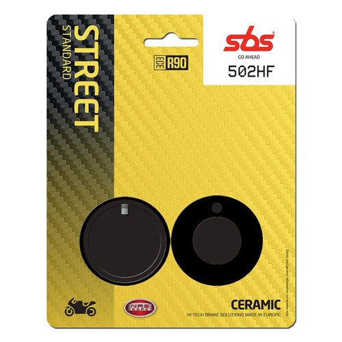 SBS 502HF FRONT/REAR PADS - CERAMIC STREET