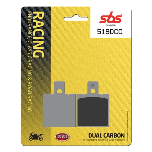 SBS 519DCC FRONT PADS - DUAL CARBON RACE
