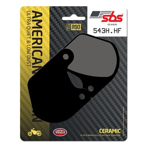 SBS543H.HF FRONT/REAR PADS - CERAMIC STREET AMERICAN V-TWIN