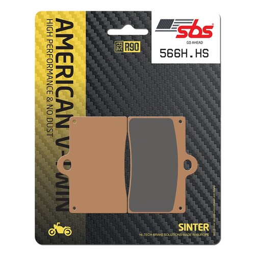 SBS 566H.HS FRONT PADS - SINTER STREET AMERICAN V-TWIN