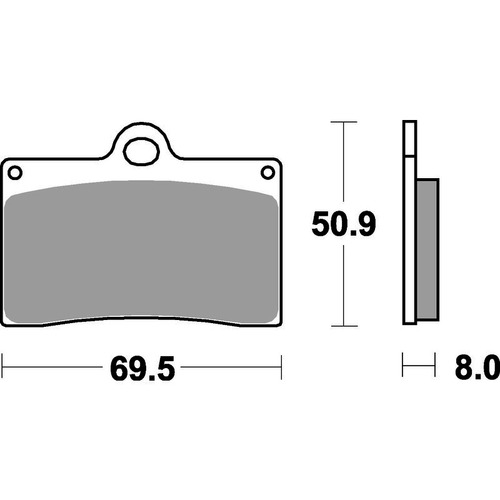 SBS 566HF FRONT/REAR PADS - CERAMIC STREET