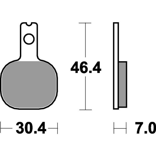 SBS 655RCA FRONT PADS - CARBON RACE