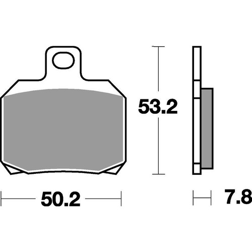 SBS 730LS REAR PADS - SINTER STREET