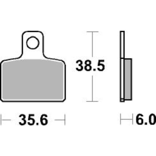 SBS 803RSI FRONT/REAR PADS - SINTER OFF ROAD RACE