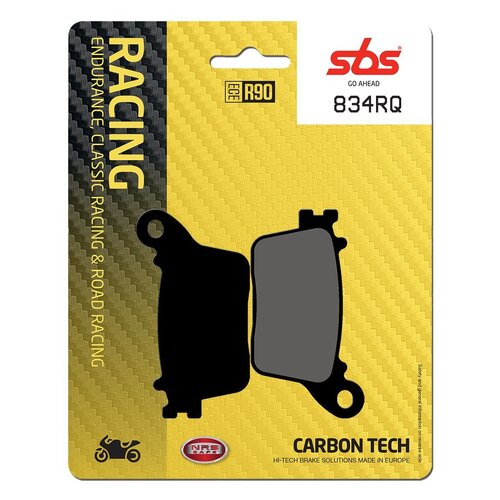 SBS 834RQ REAR PADS - CARBON TECH RACE