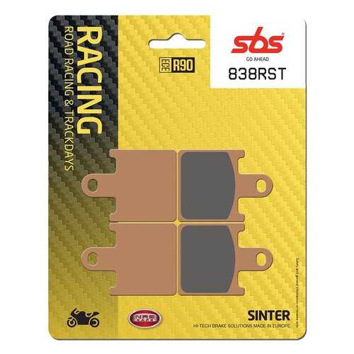 SBS 838RST FRONT PADS - SINTER SPORT / TRACK
