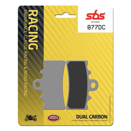 SBS 877DC FRONT PADS - DUAL CARBON