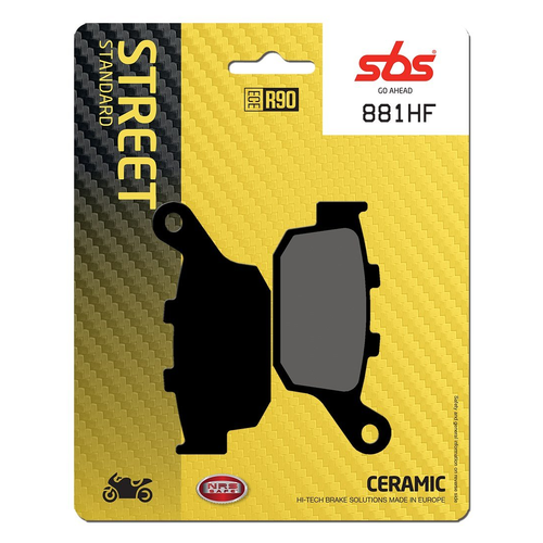 SBS 881LS REAR PADS - CERAMIC