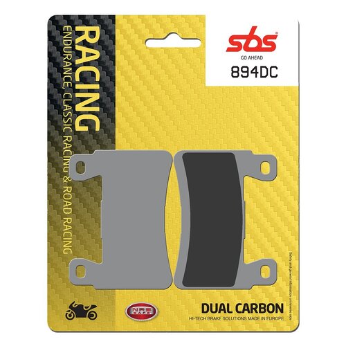 SBS 894DC FRONT PADS - DUAL CARBON RACE