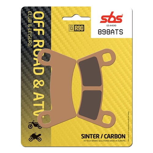 SBS 898ATS FRONT/REAR PADS - SINTER ATV