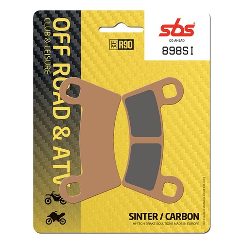SBS 898SI FRONT/REAR PADS - SINTER OFF ROAD POLARIS
