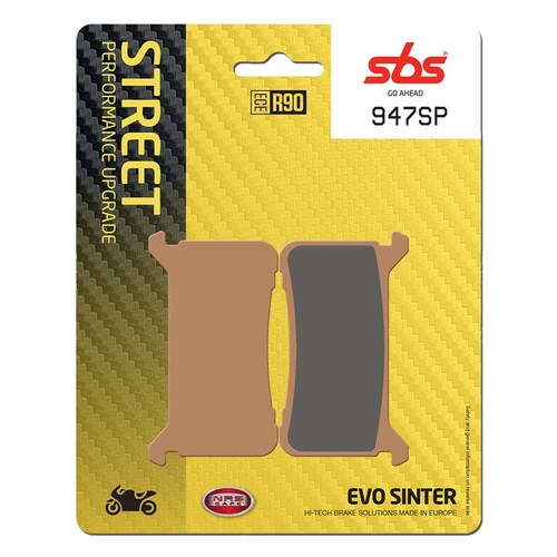 SBS 947SP FRONT/REAR PADS - EVO SINTER STREET HONDA CBR1000 2019