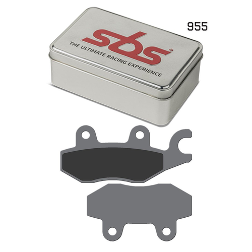 SBS 955DS FRONT PADS - DUAL SINTER WSBK SPEC KAWASAKI NINJA 400 FRONT