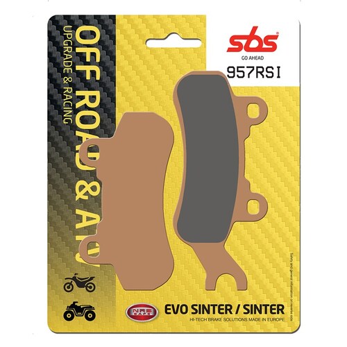 SBS 957RSI FRONT/REAR PADS - SINTER OFF ROAD RACE CAN-AM