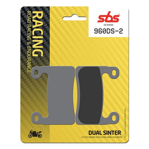 SBS 960DS-2 FRONT PADS - DUAL SINTER RACE DRS BMW