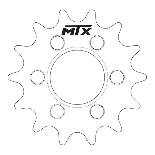 MTX 1185 STEEL FRONT SPROCKET 520 PITCH 17-TEETH - 10-1185-17