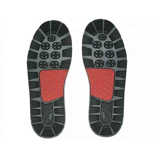 FORMA SPARE SOLE TRIAL BLACK RED (PAIR) 38-40