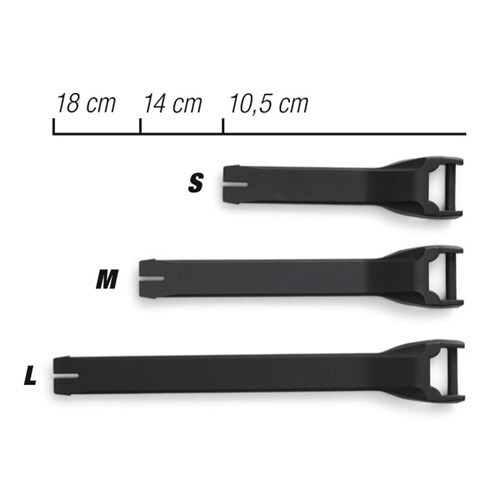 FORMA SPARE STRAP BLACK (EACH) LGE (18CM)