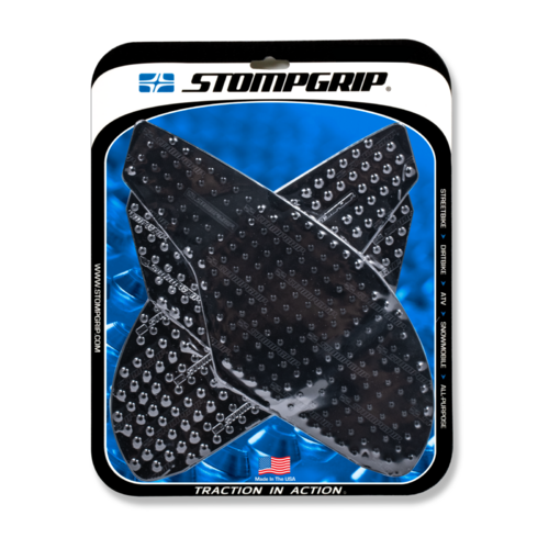 STOMPGRIP VOLCANO TANK GRIPS BLACK - TRIUMPH DAYTONA 675/R STREET TRIPLE