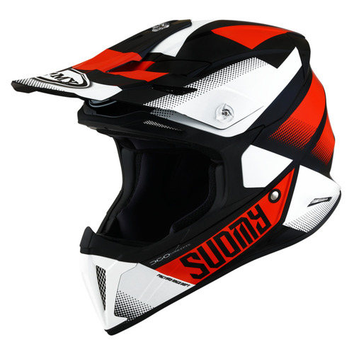SUOMY X-WING GRIP HELMET BLACK ORANGE XS