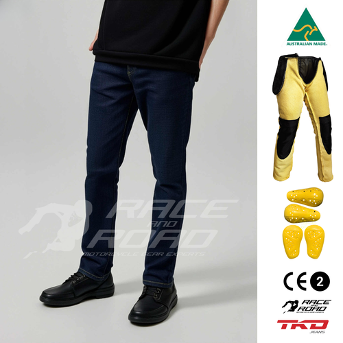 TKD JEANS ARCHIE STRETCH SLIM SKINNY LEG BLUE COMBO 30