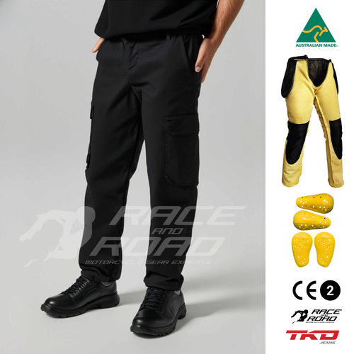 TKD JEANS SAMMY CARGO BLACK COMBO 38