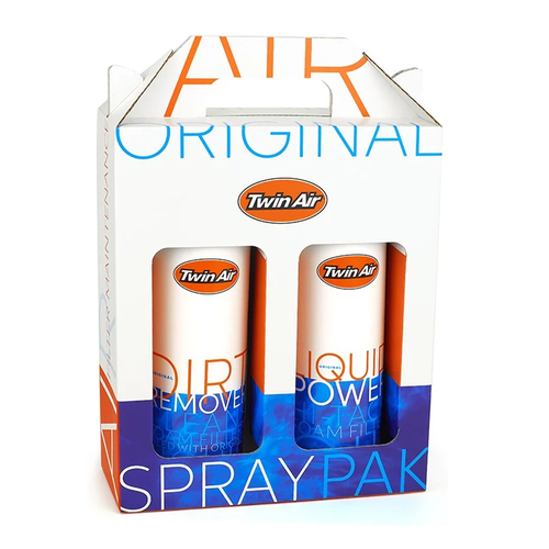 Twin Air Liquid Power Spray + Liquid Dirt Remover Spray Pak