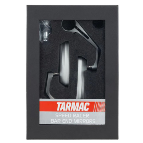 TARMAC MIRRORS BAR END SPEED RACER SILVER