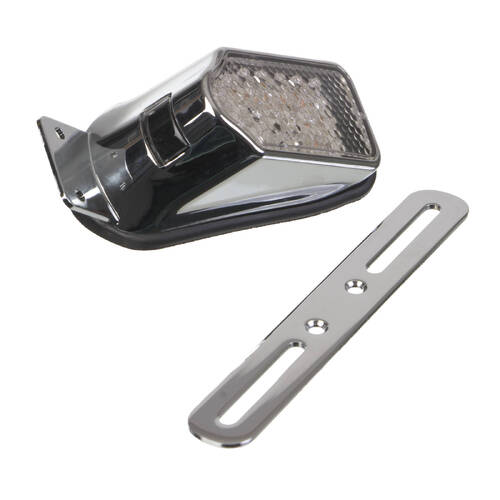 WHITES TAIL LAMP ASSEMBLY TOMBSTONE WITH NUMBER PLATE BRACKET