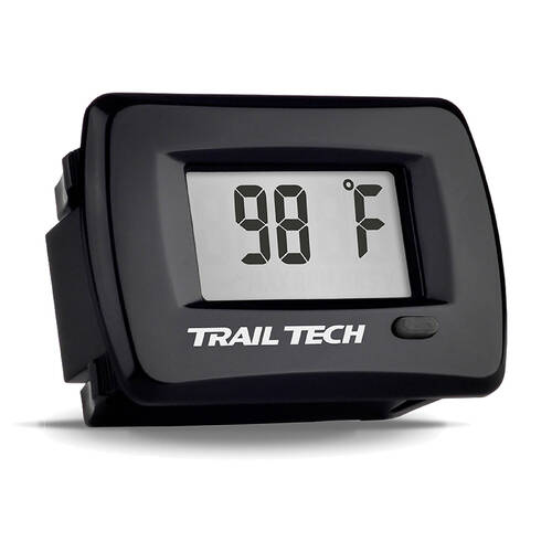 TRAIL TECH TTO PANEL - TEMP METER 8MM RADIATOR FIN - BLACK