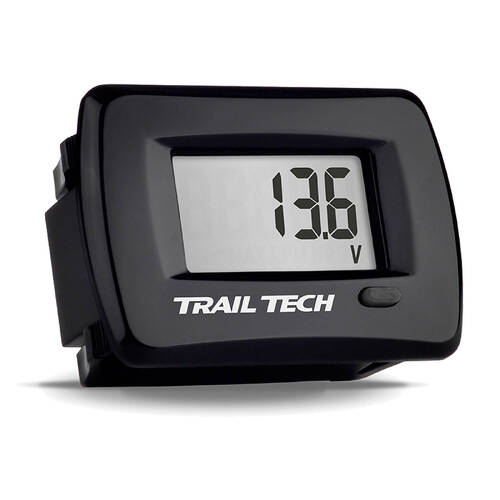 TRAIL TECH TTO PANEL - VOLTAGE METER - BLACK